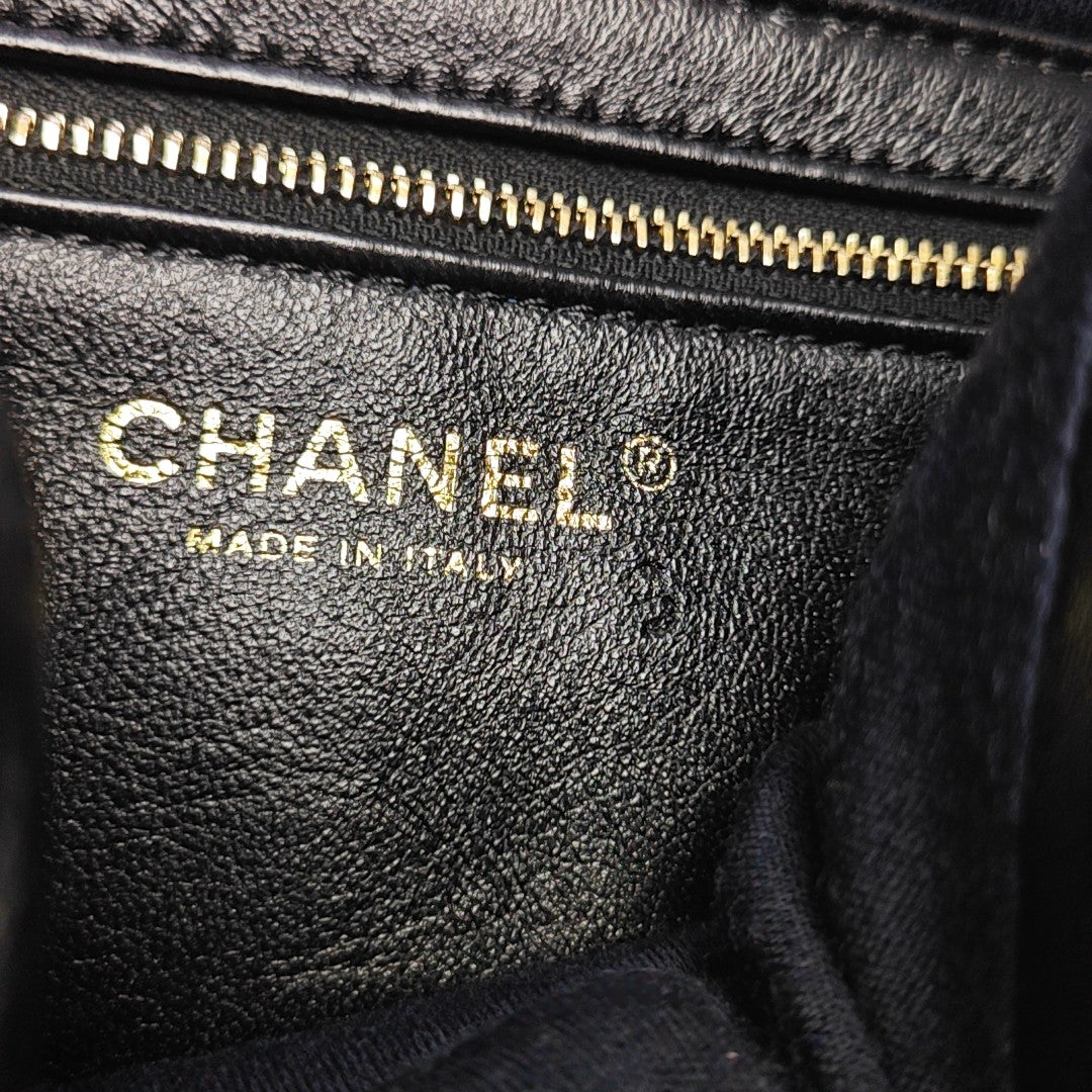 Vintage Puffy Lambskin Black
