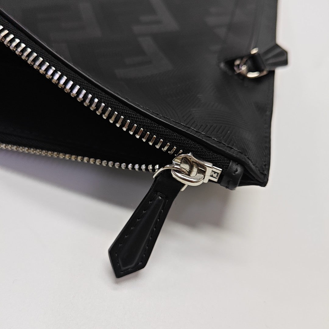 Calfskin Clutch Black