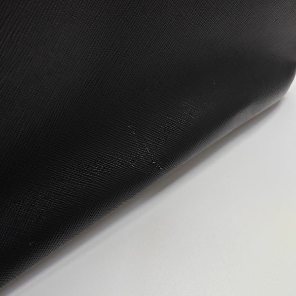 Galleria Large Saffiano Calfskin Black