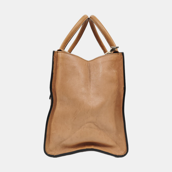 Galleria Small Calfskin Brown