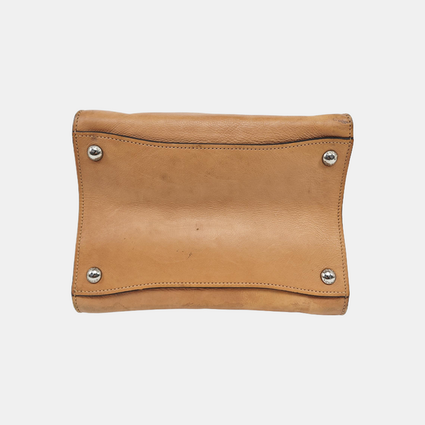 Galleria Small Calfskin Brown