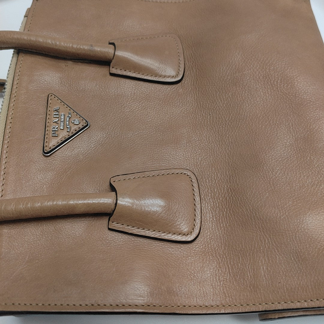 Galleria Small Calfskin Brown
