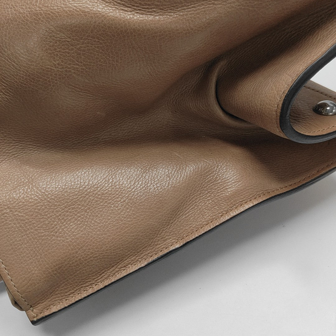 Galleria Small Calfskin Brown