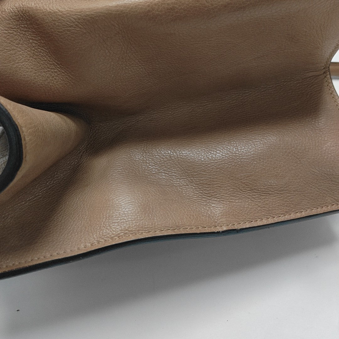 Galleria Small Calfskin Brown