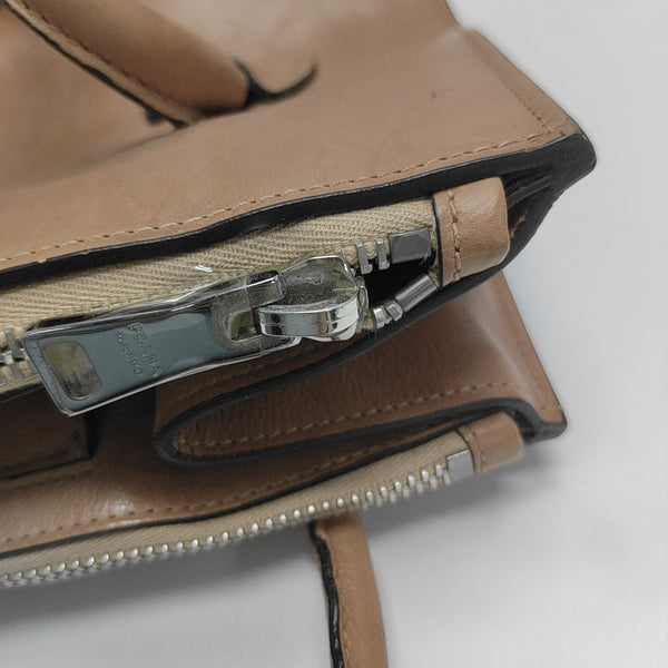 Galleria Small Calfskin Brown