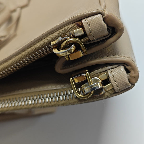 Galleria Extra Large Saffiano Calfskin Beige