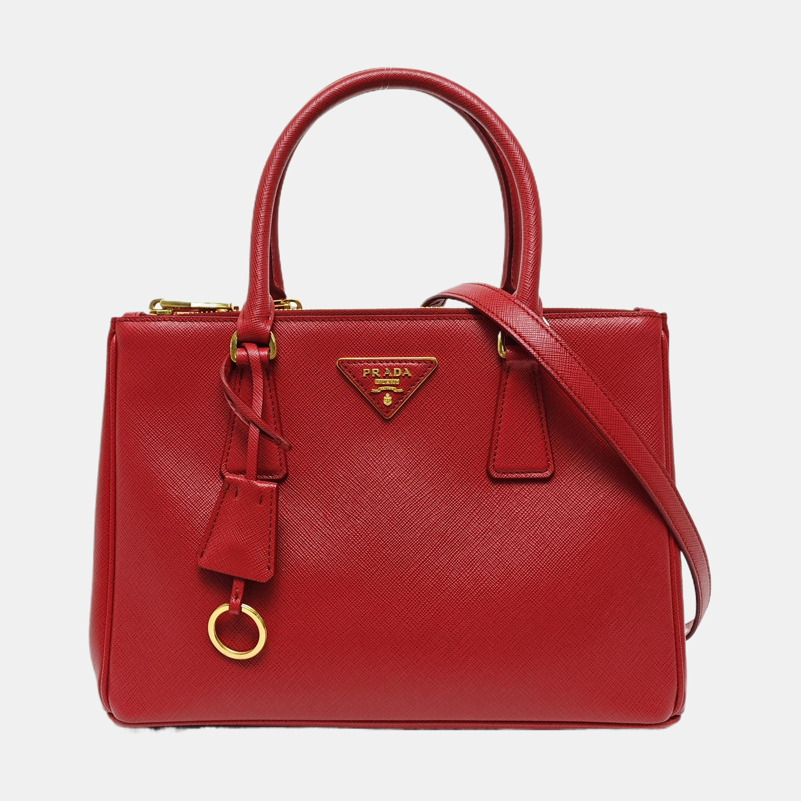 Galleria Medium Calfskin Red