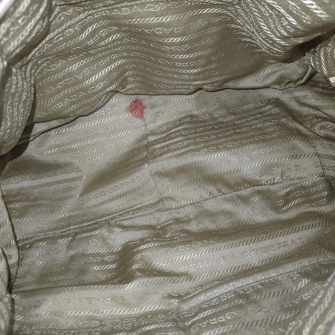Gaufre Quilted Nylon Beige