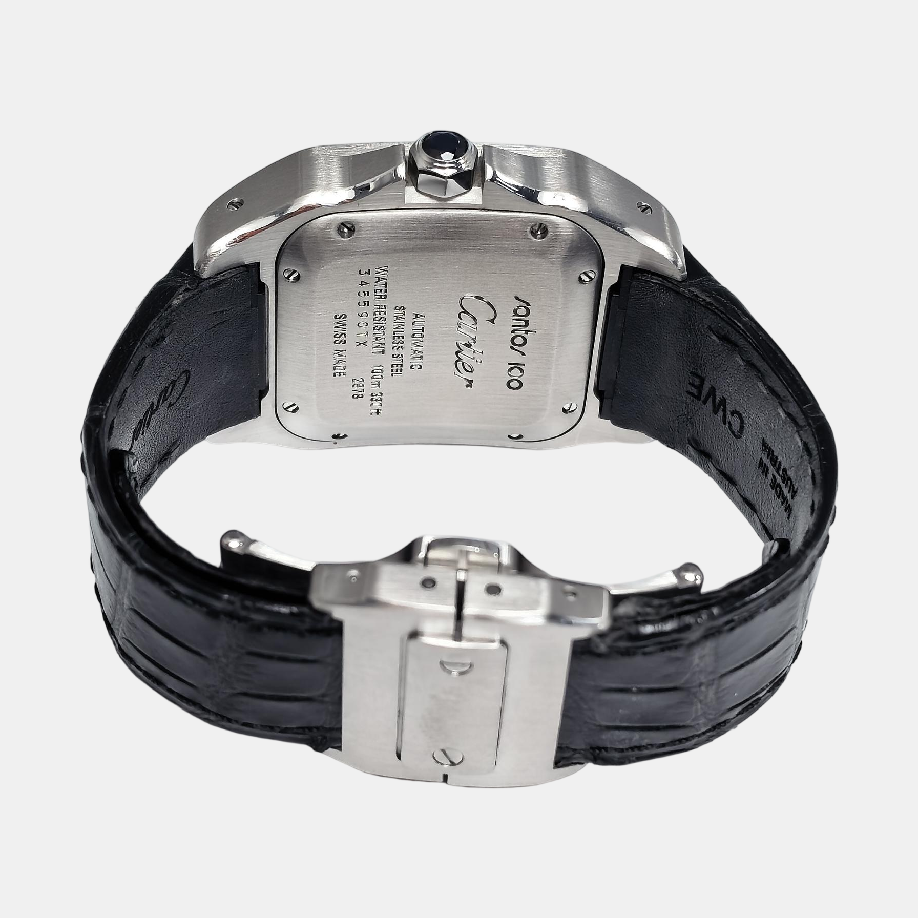 Santos DE CARTIER 33mm Cream Automatic Watch