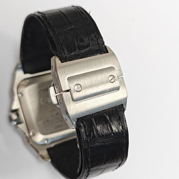 Santos DE CARTIER 33mm Cream Automatic Watch