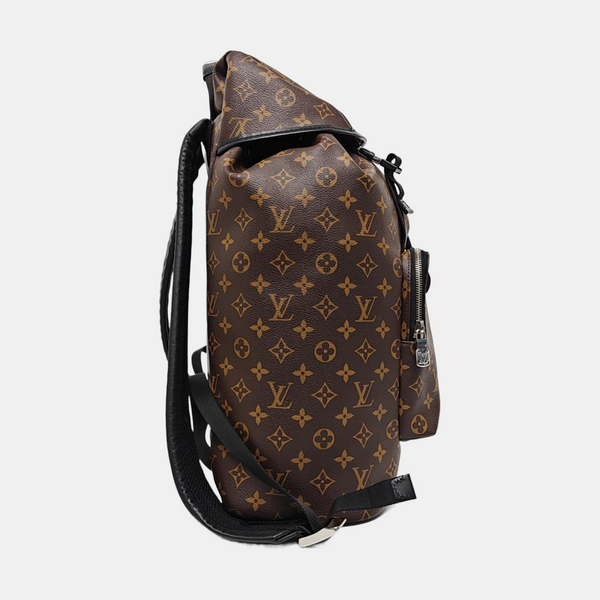 Coated Canvas Backpack Brown