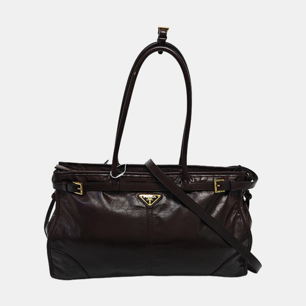 Bonnie Large Calfskin Brown
