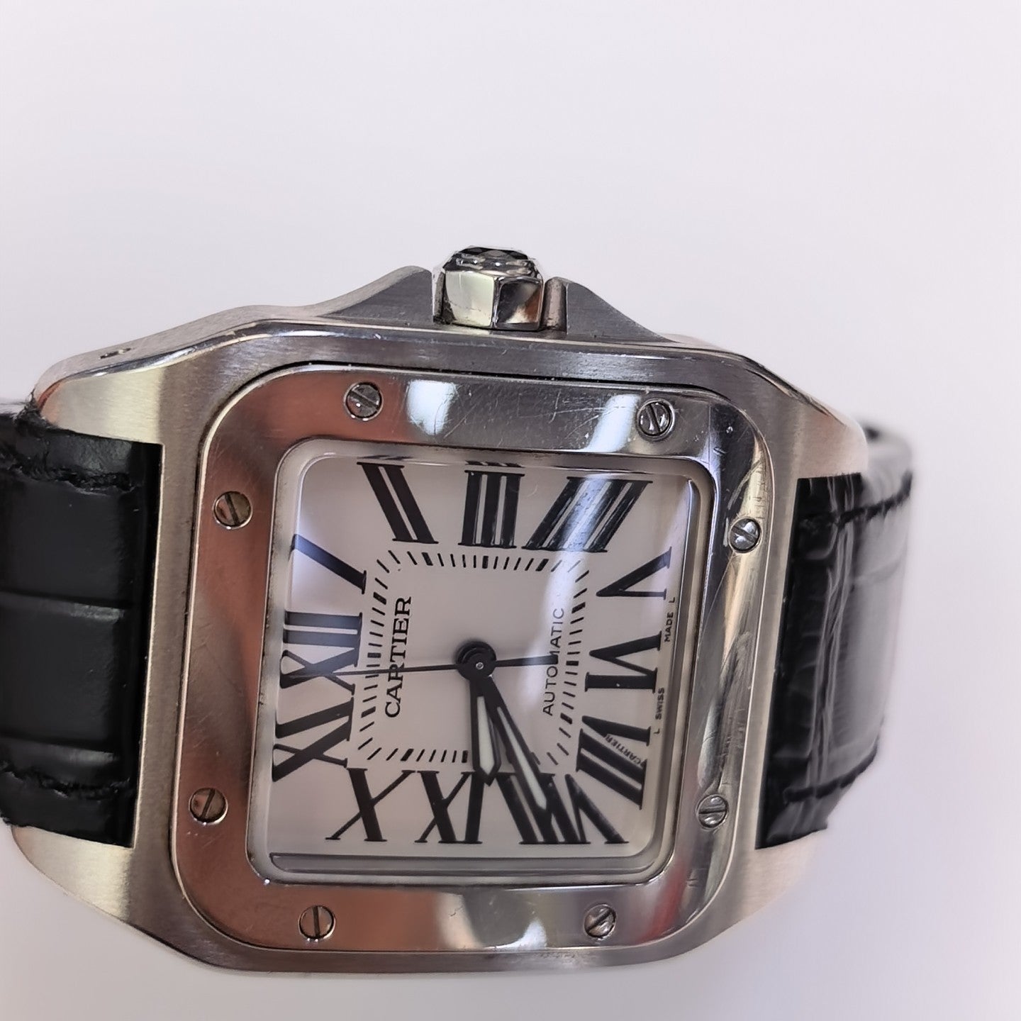 32.7mm White Automatic Watch