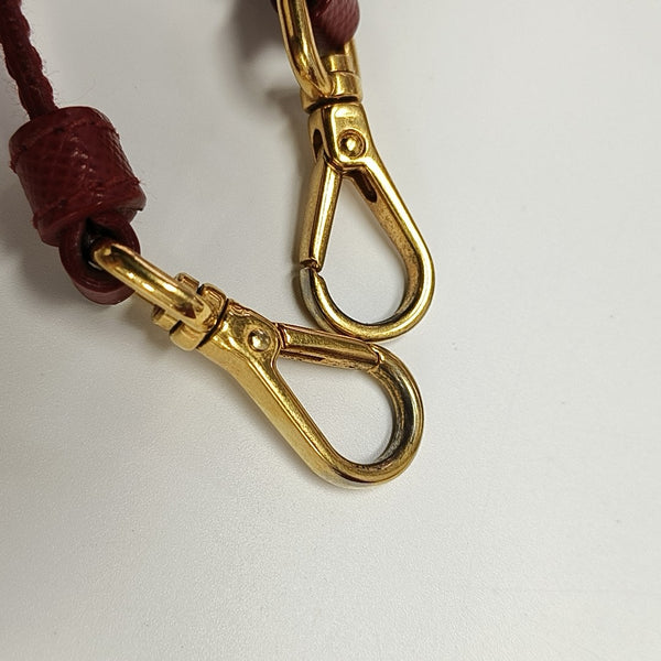 Galleria Super Mini Saffiano Calfskin Red