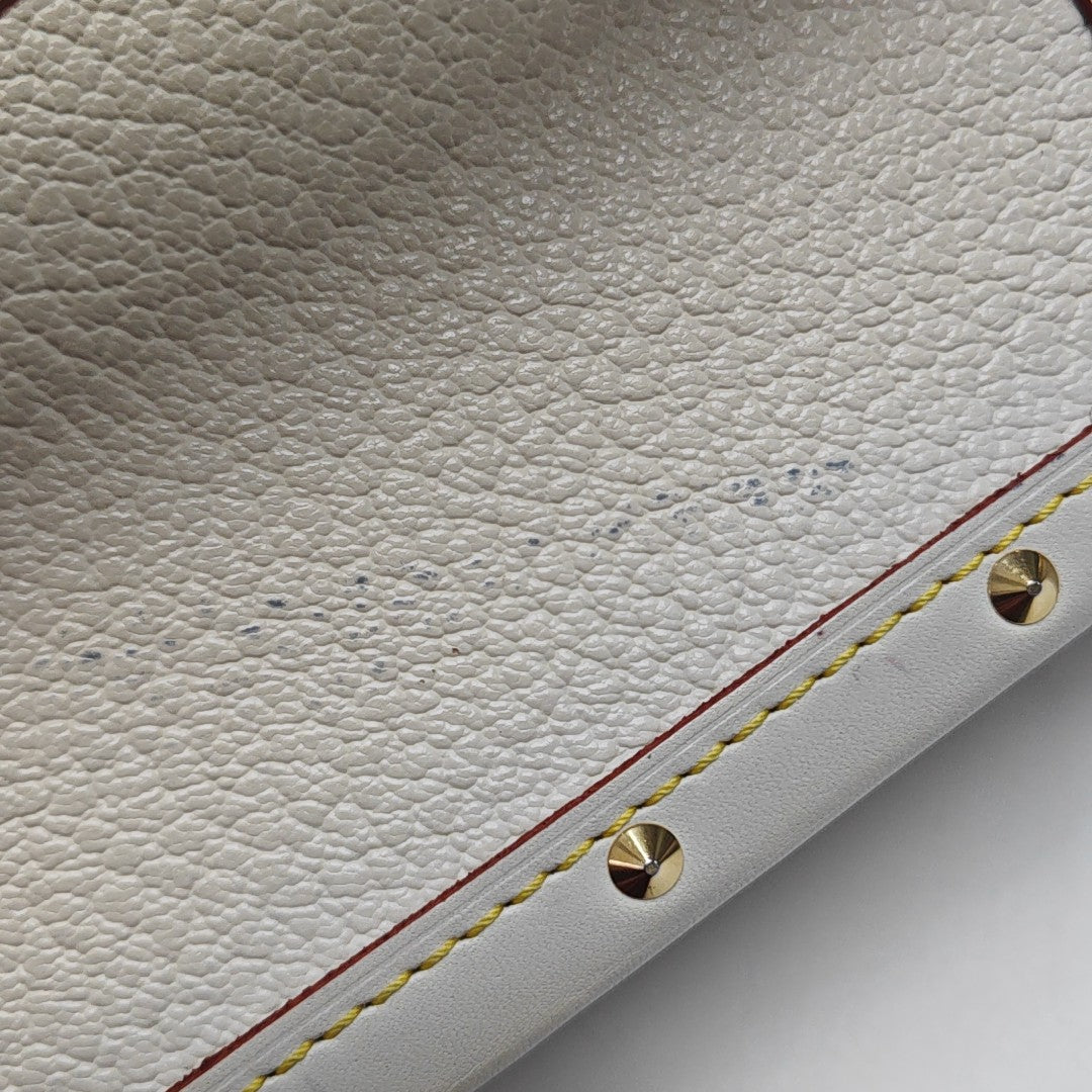 Calfskin Top Handle Bag White