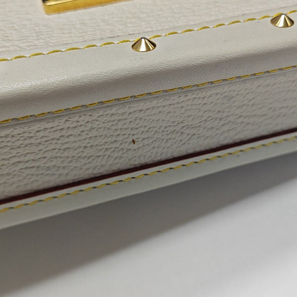 Calfskin Top Handle Bag White