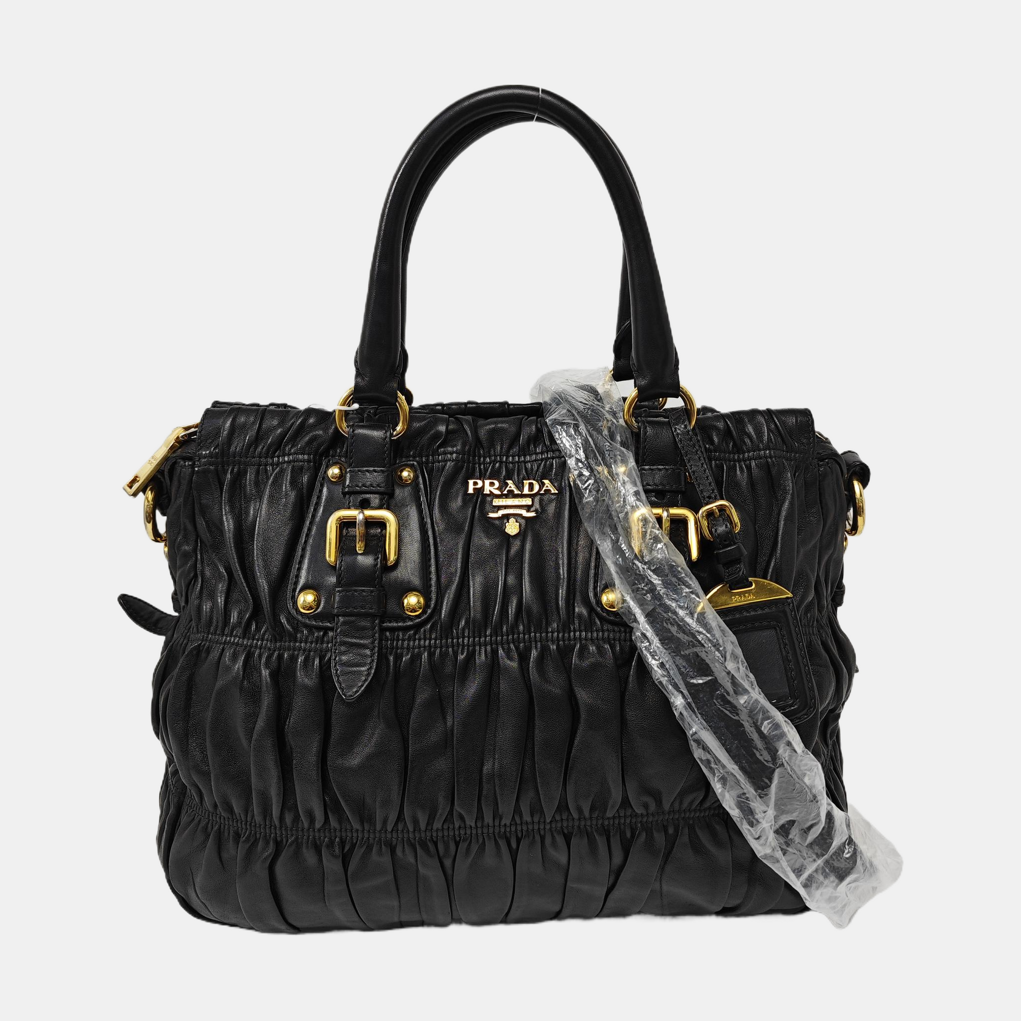 Gaufre Quilted Lambskin Black