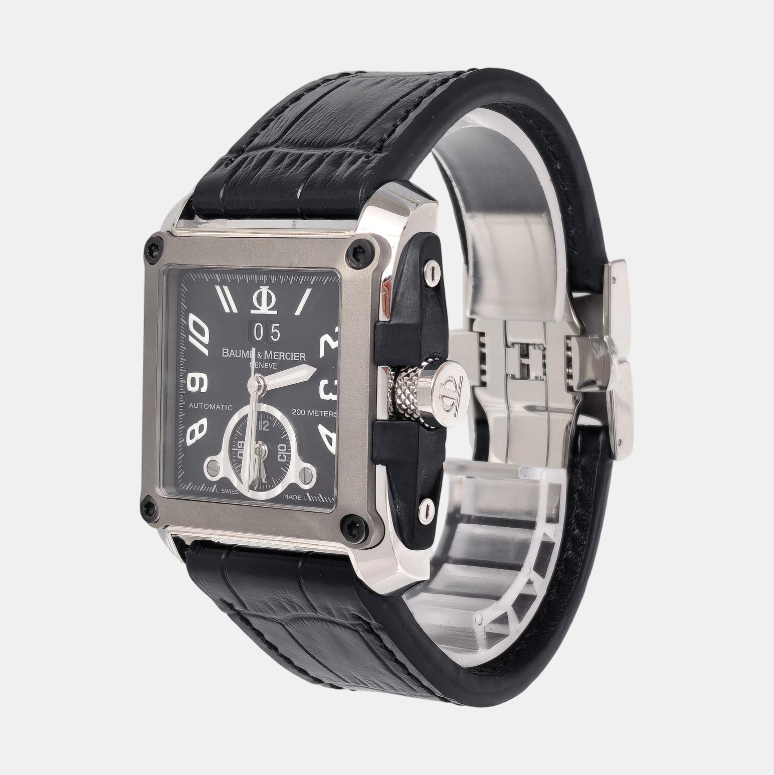 Hampton 37.6mm Black Automatic Watch