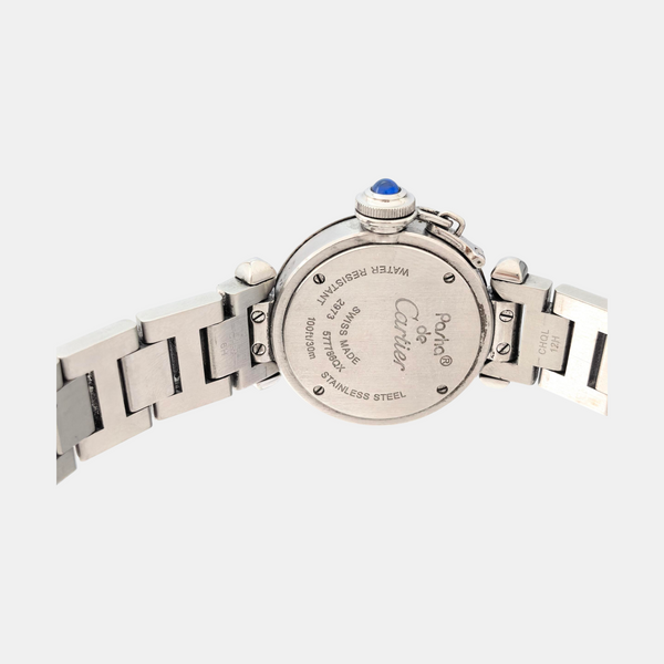 PASHA DE CARTIER 27mm Silver Quartz Watch