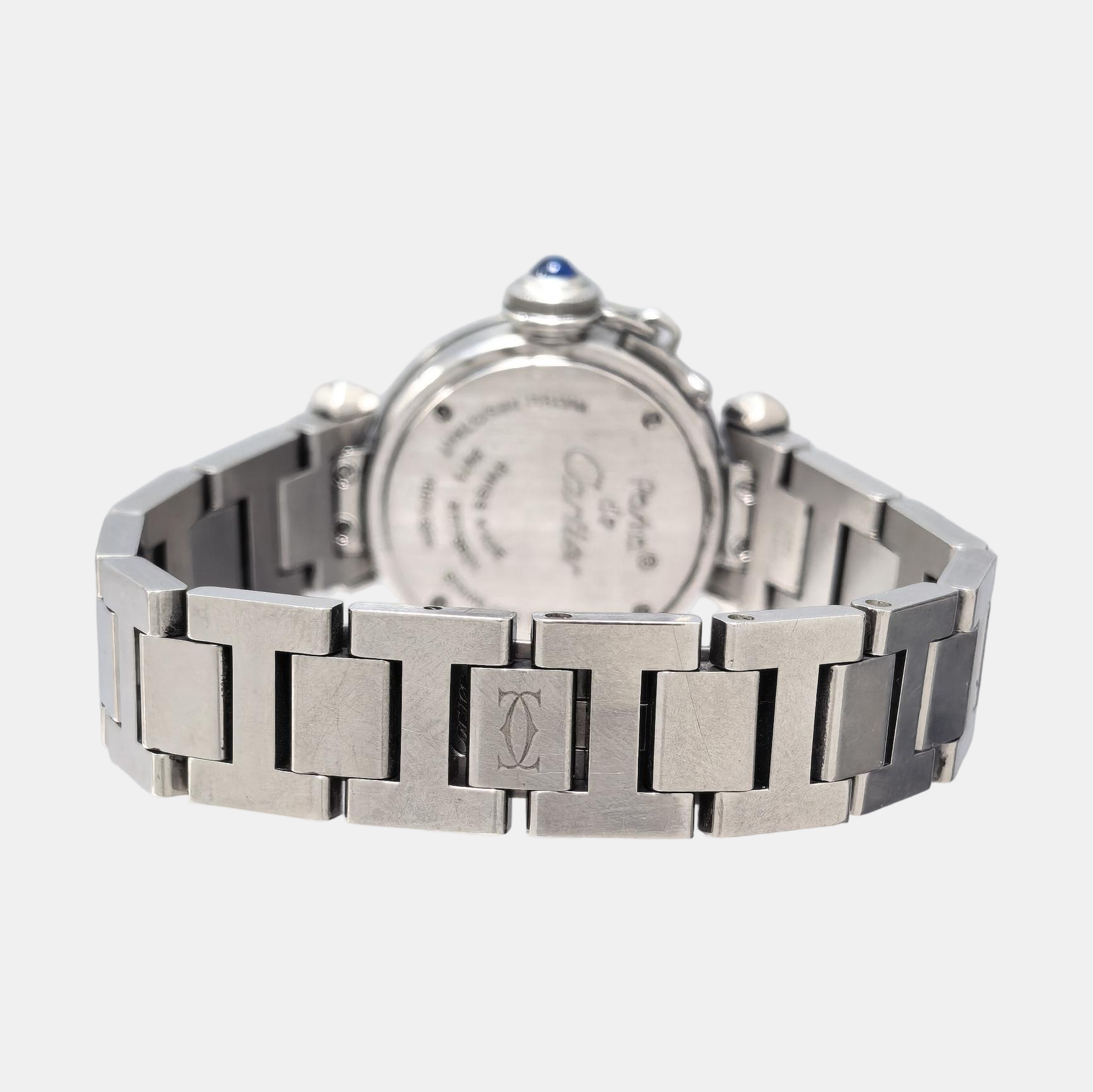 PASHA DE CARTIER 27mm Silver Quartz Watch