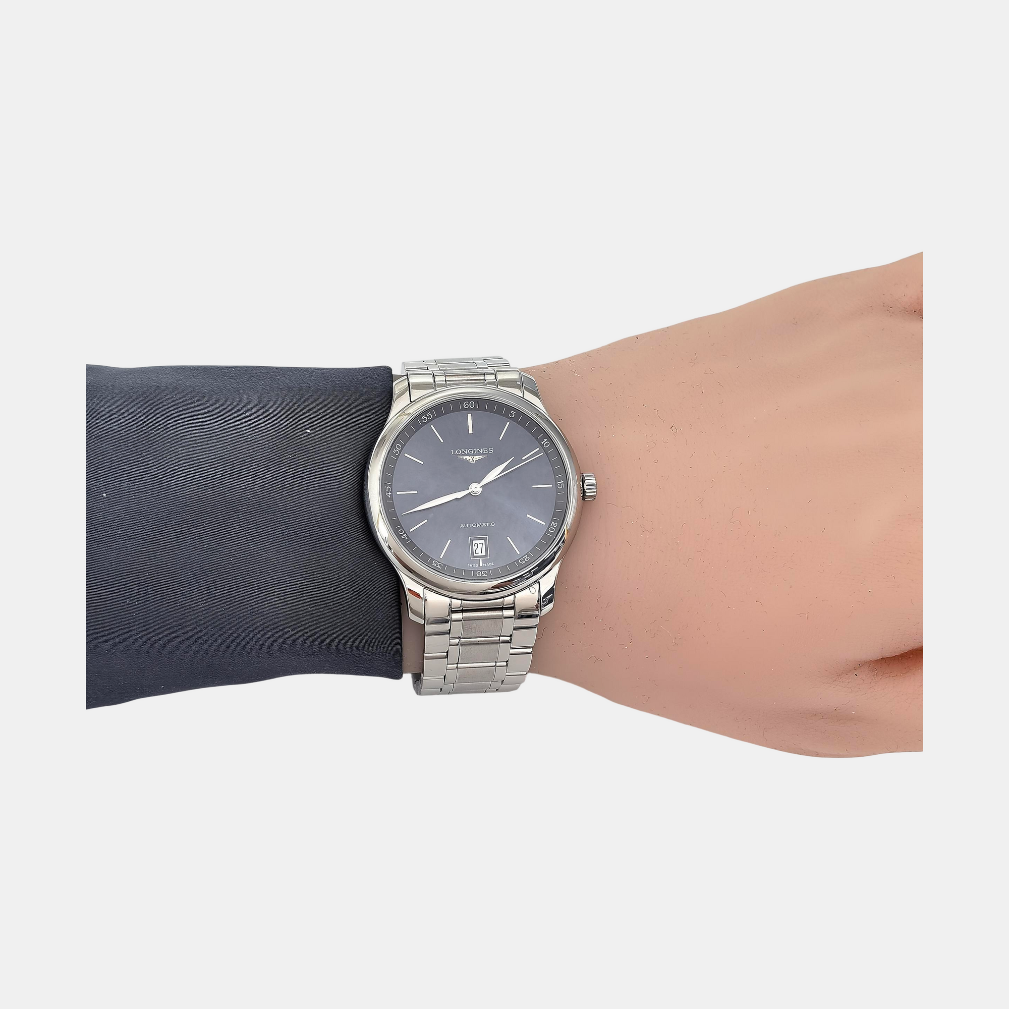 Master Control 38.5mm Blue Automatic Watch