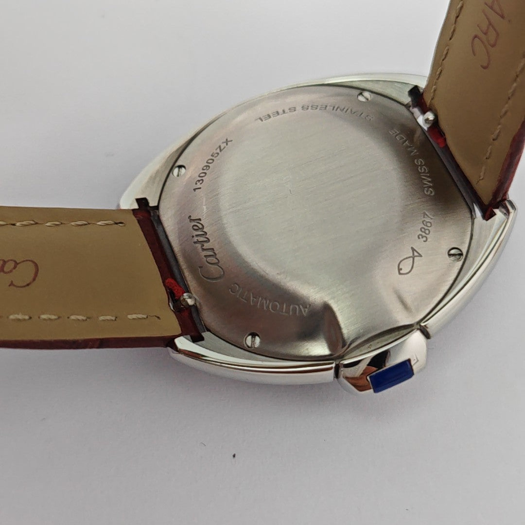 Clé de Cartier 31mm Opaline White Automatic Watch
