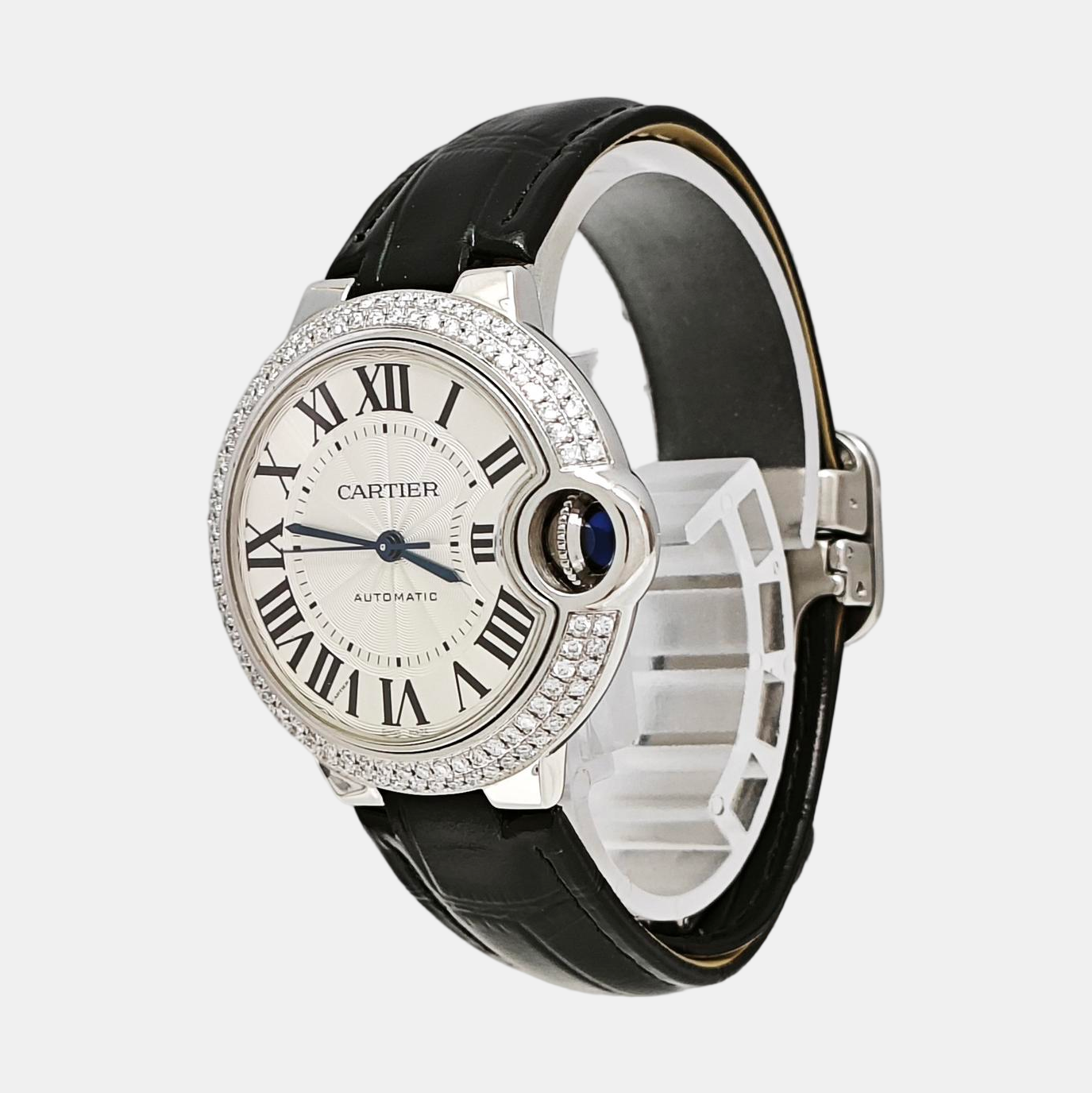 Ballon Bleu de Cartier 33mm Silver Automatic Watch