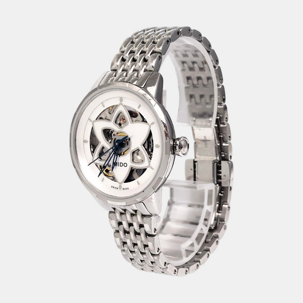 Rainflower 34mm White Automatic Watch