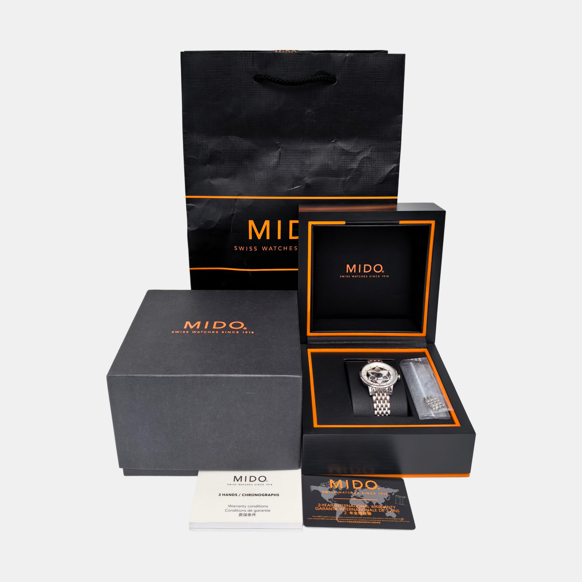Rainflower 34mm White Automatic Watch