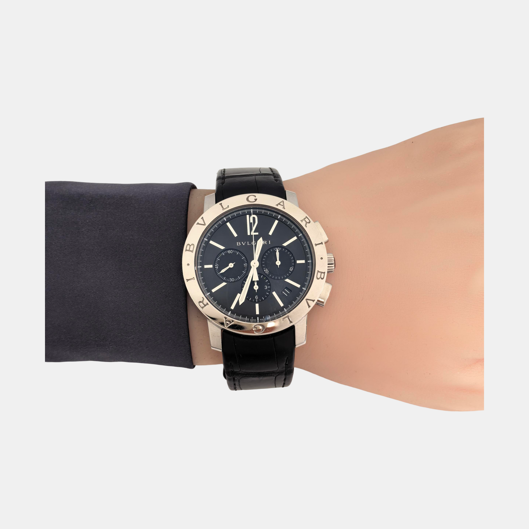 41mm Black Automatic Watch