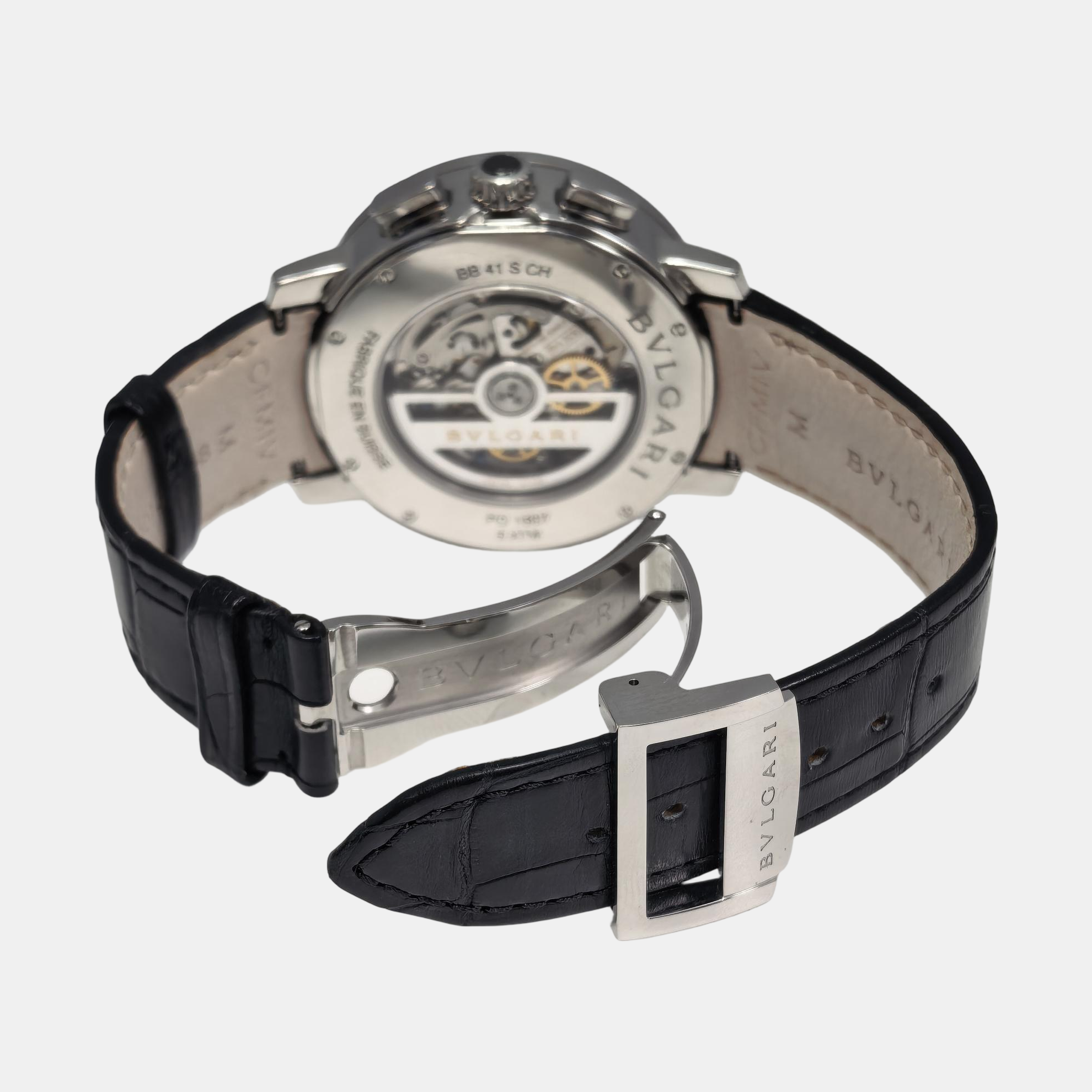 41mm Black Automatic Watch