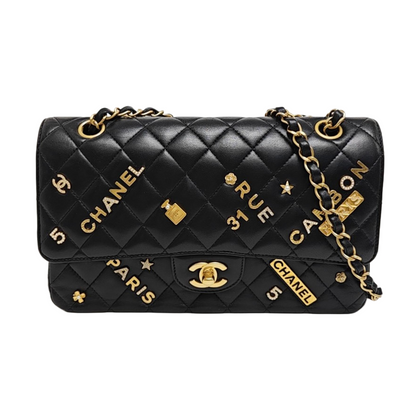 CLASSIC FLAP Small Quilted Lambskin Black