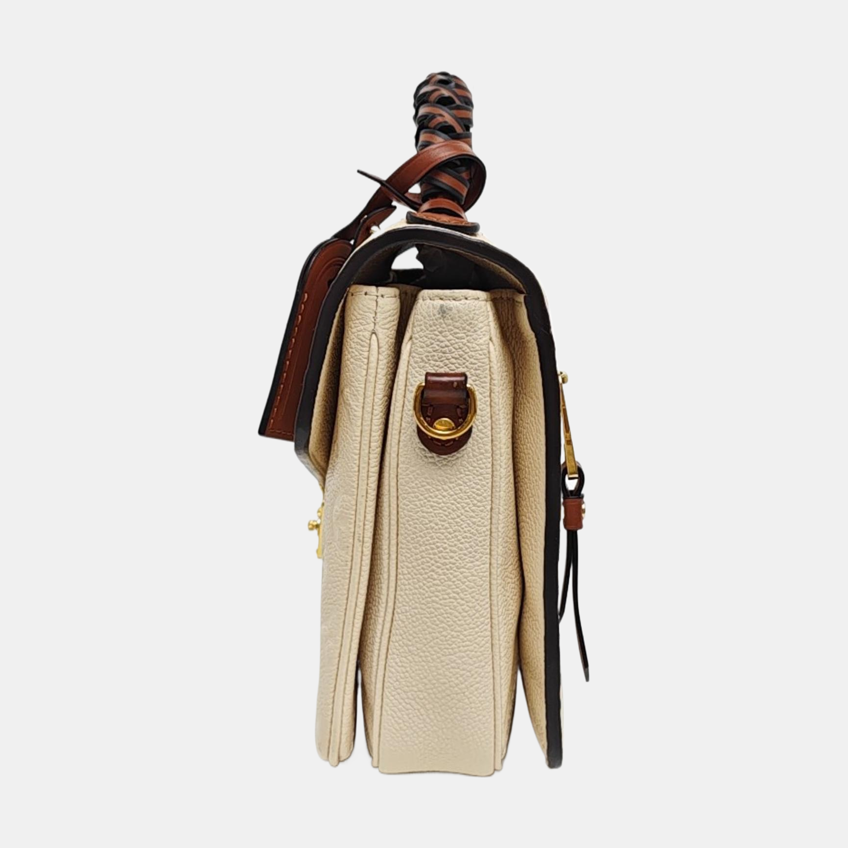 MÉTIS MM Monogram Calfskin White