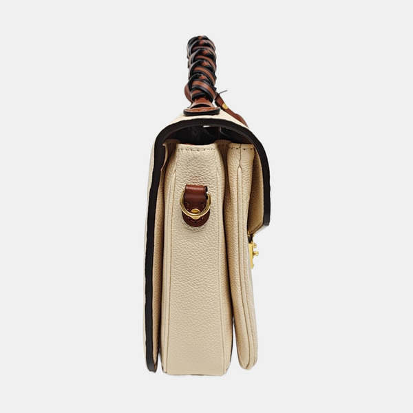 MÉTIS MM Monogram Calfskin White
