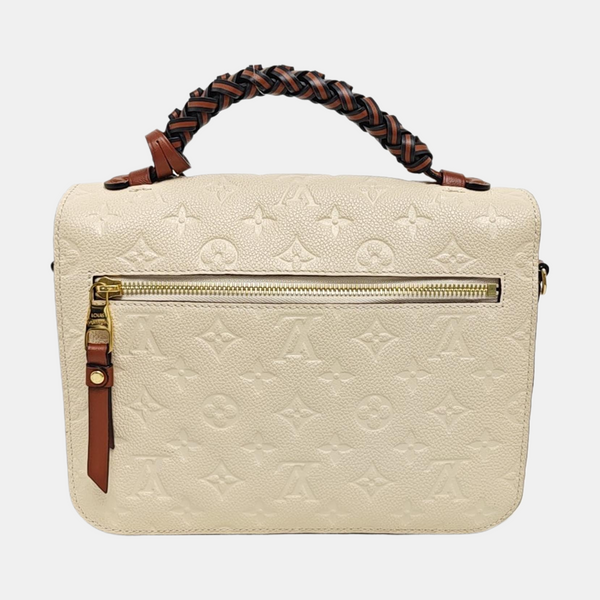 MÉTIS MM Monogram Calfskin White