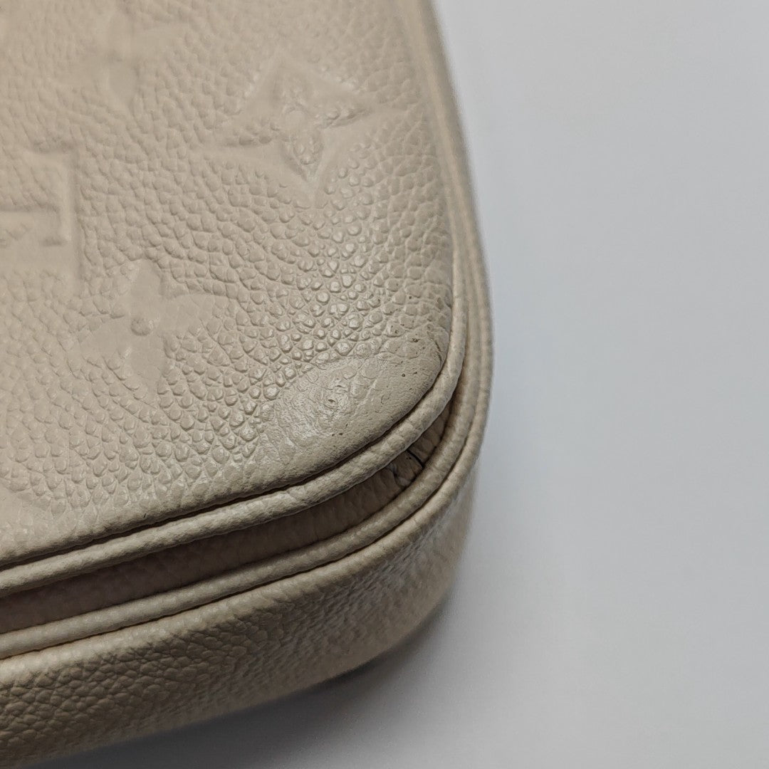 MÉTIS MM Monogram Calfskin White
