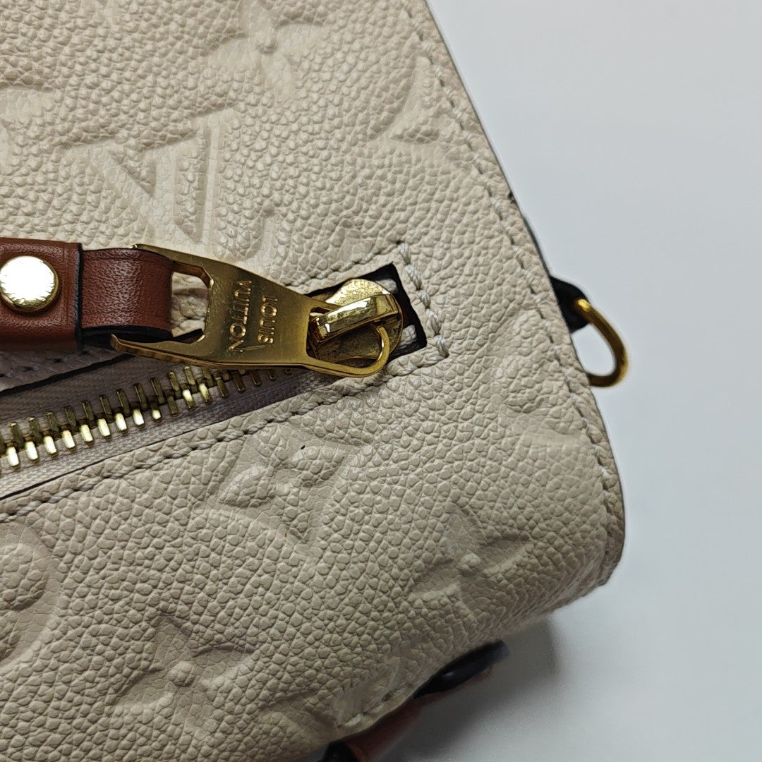 MÉTIS MM Monogram Calfskin White