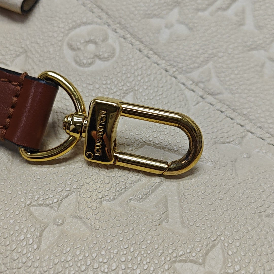 MÉTIS MM Monogram Calfskin White