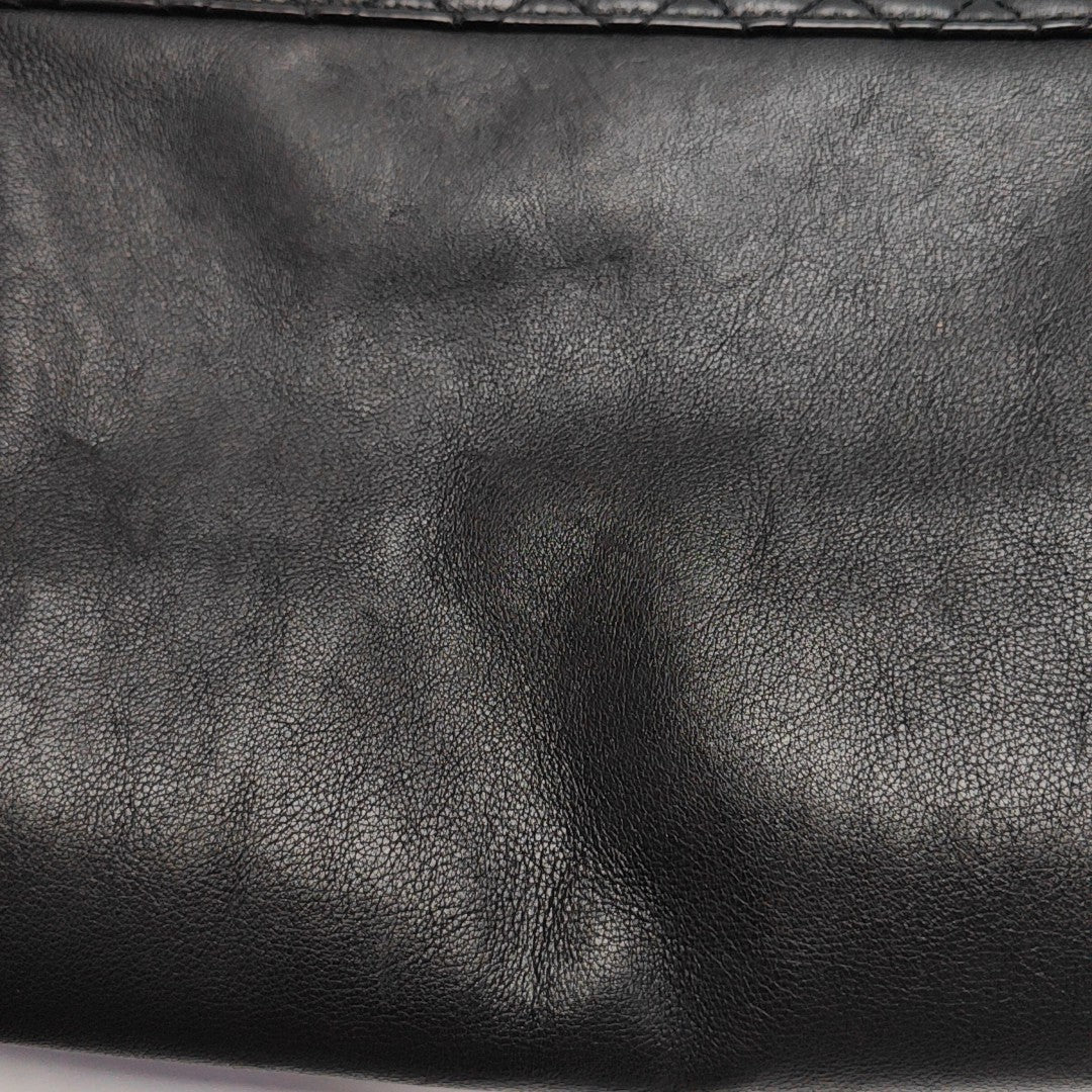 BOY CHANEL Large Quilted Calfskin Black