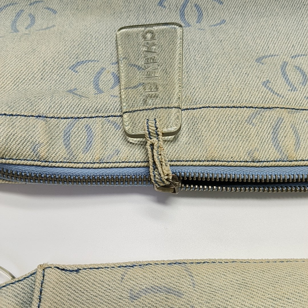 Canvas Shoulder Bag Blue