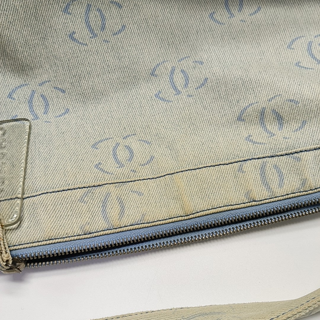 Canvas Shoulder Bag Blue
