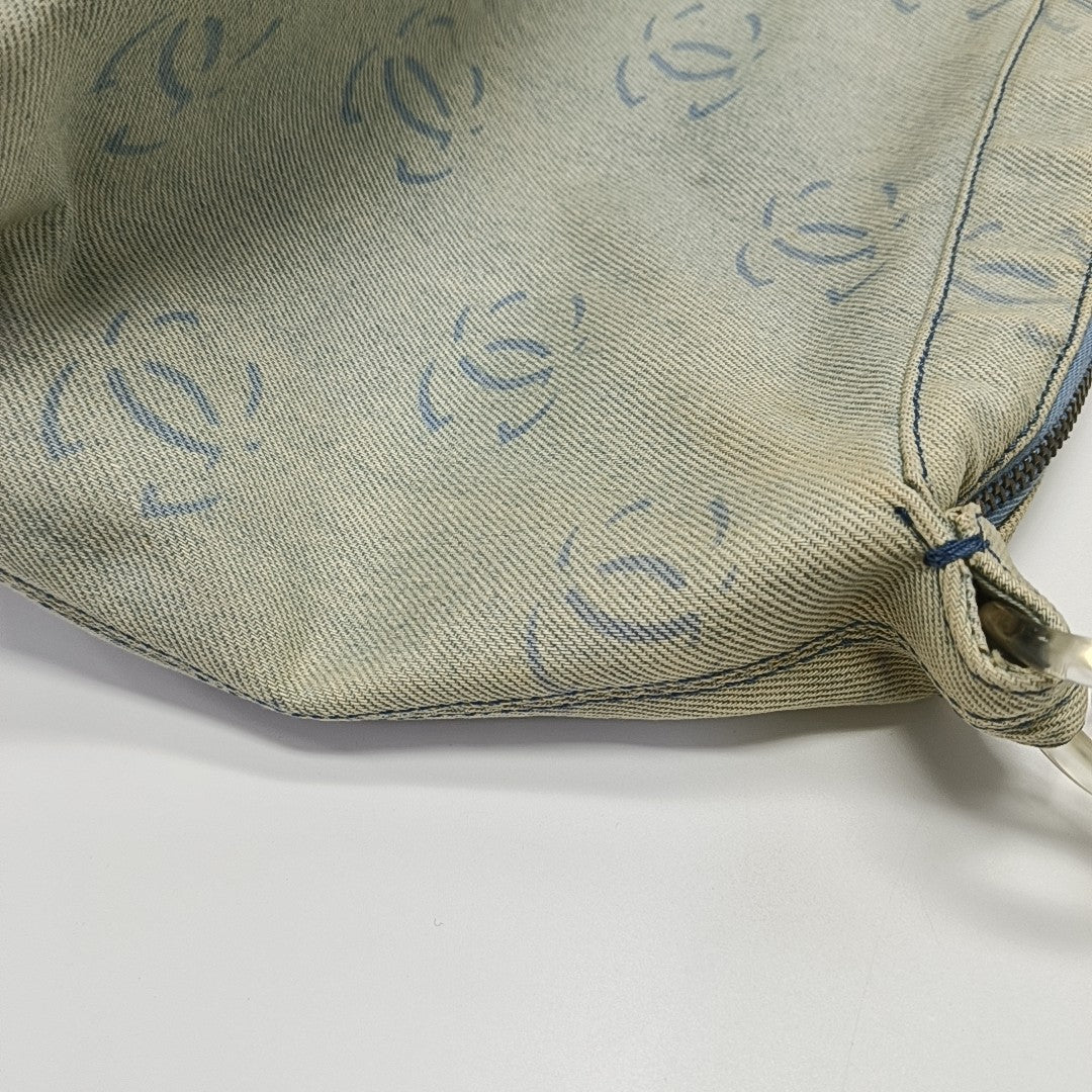 Canvas Shoulder Bag Blue