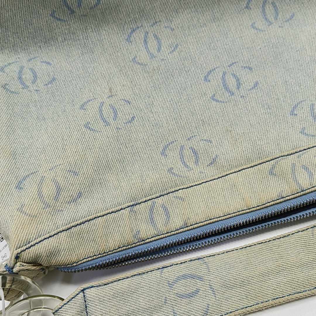 Canvas Shoulder Bag Blue