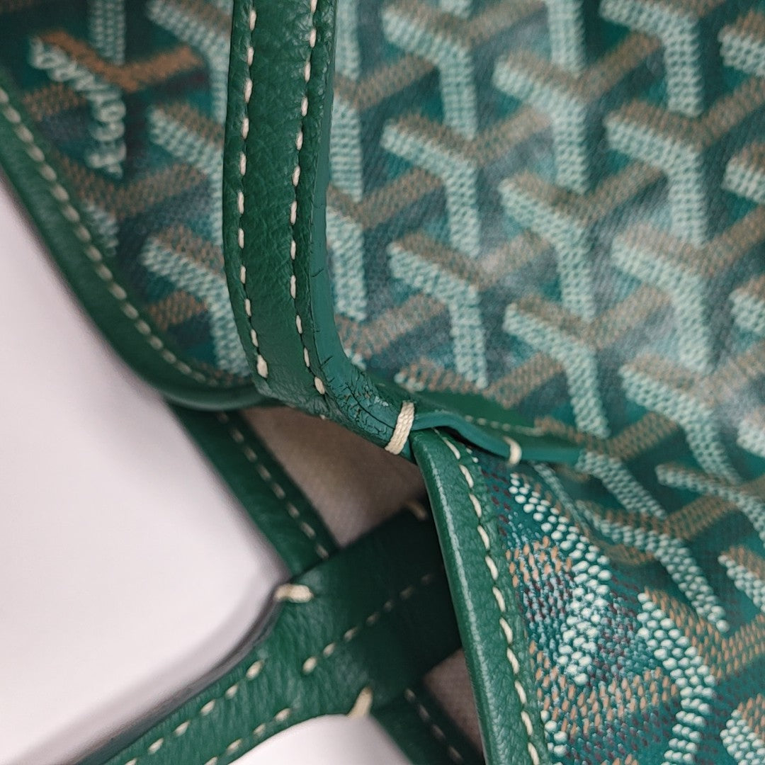 Saint Louis GM Coated Canvas Green