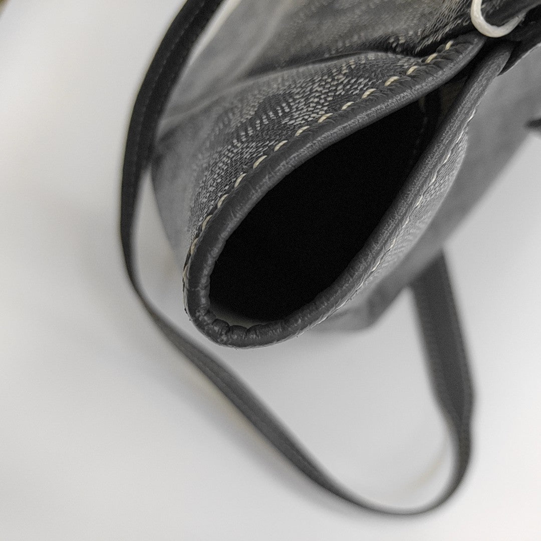 Rouette PM Coated Canvas Gray