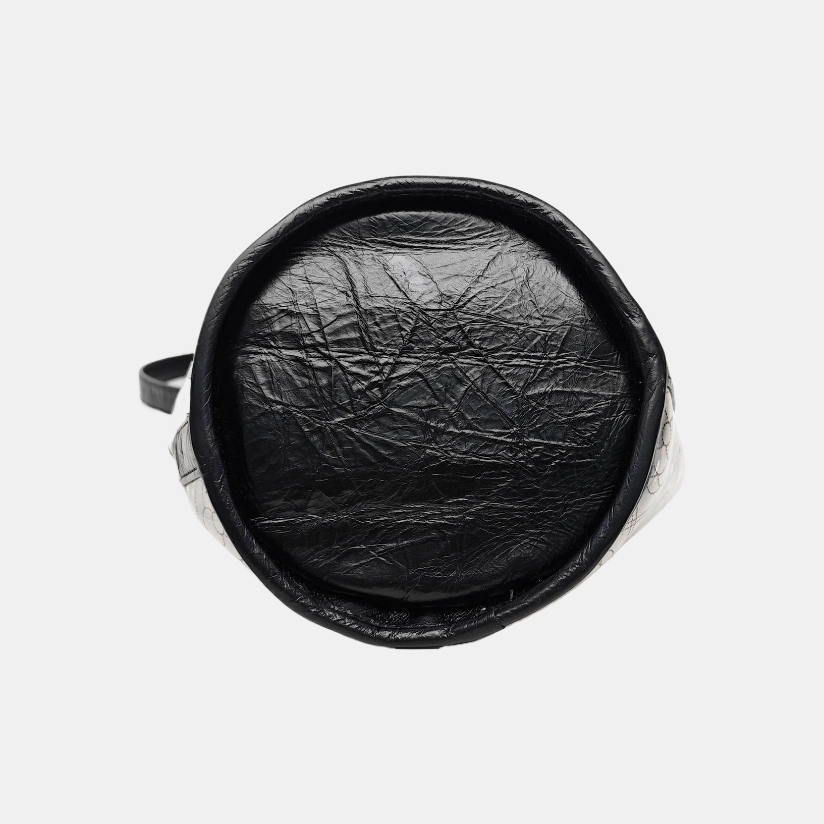 Quilted Special Material Bucket Bag Clear
