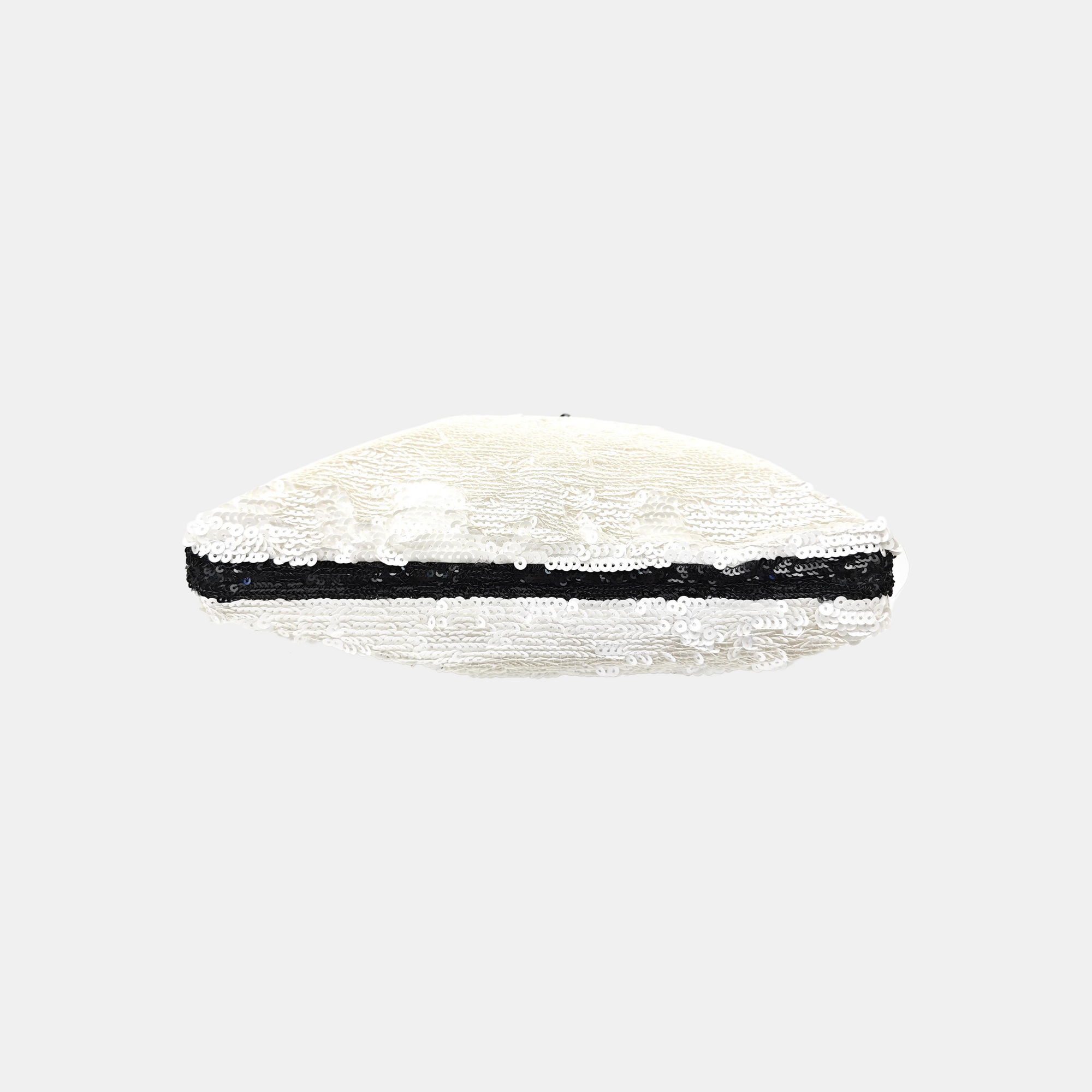 Sequins Shoulder Bag White