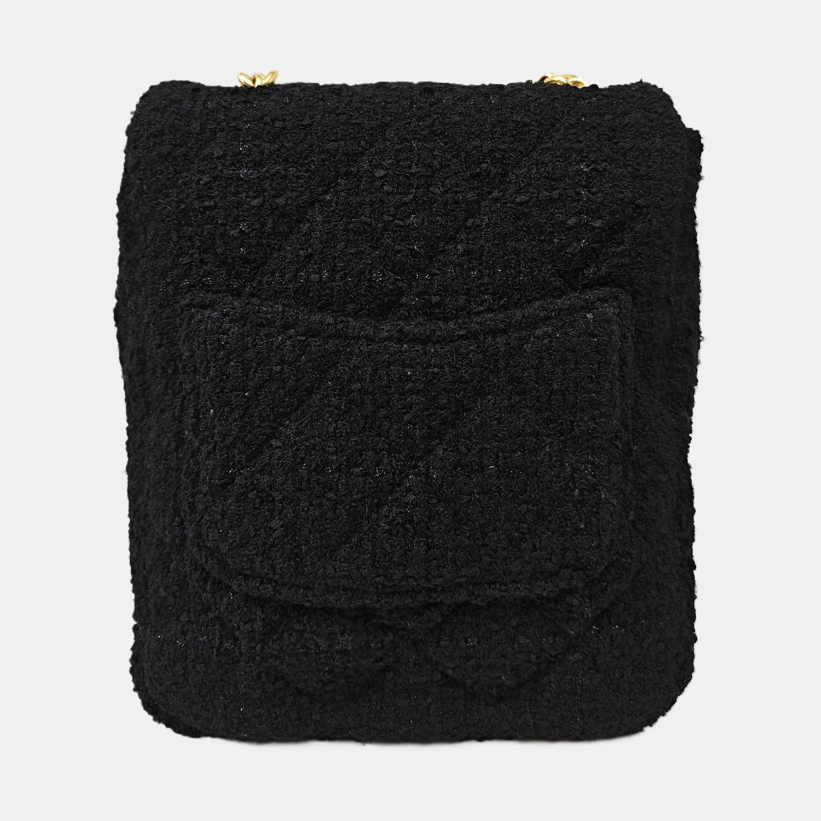 Fabric Shoulder Bag Black