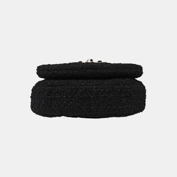 Fabric Shoulder Bag Black