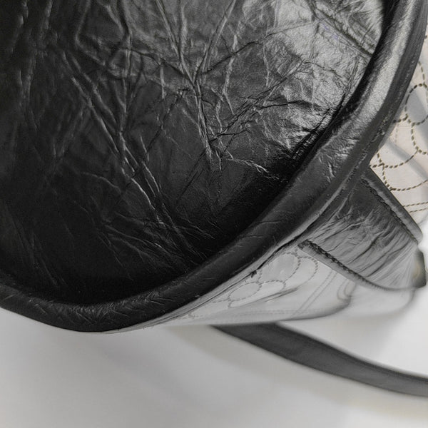 Quilted Special Material Bucket Bag Clear